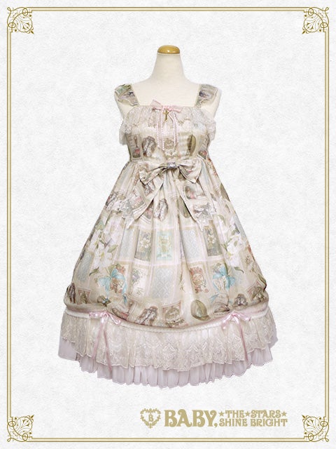 St．Mary Holy Card柄 Lily JSK/ベイビー St. Mary Holy Card Frill JSK by Baby, the Stars Shine Bright