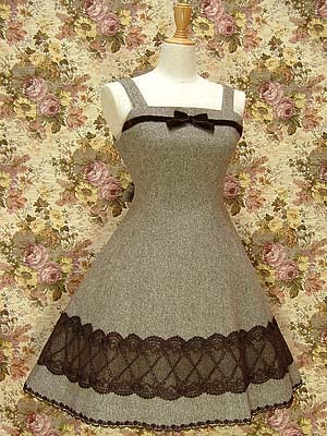 MaryMagdalene　メアリーマグダレン　ツイードローズワンピース Tweed Rose OP by Mary Magdalene