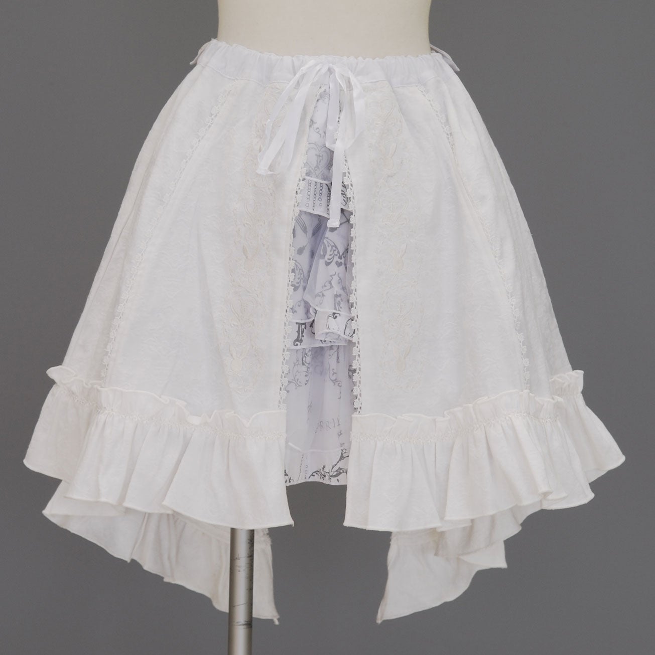 FRILL Bunny Layered Skirt by h.NAOTO