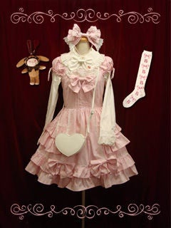 BABY THE STARS SHINE BRIGHT リボン　セット Ribbon JSK Set (2012 Winter LP) by Baby, the Stars Shine Bright