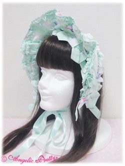 Sugar Pansy Half Bonnet by Angelic Pretty