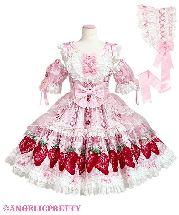 Decoration Strawberry JSK Set by Angelic Pretty