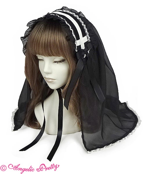 Holy Ribbon Headdress by Angelic Pretty