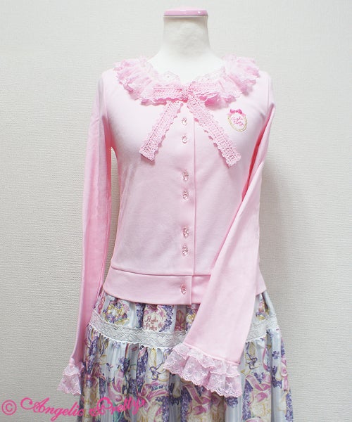 Logo Embroidery Cutsew Cardigan (2016) by Angelic Pretty
