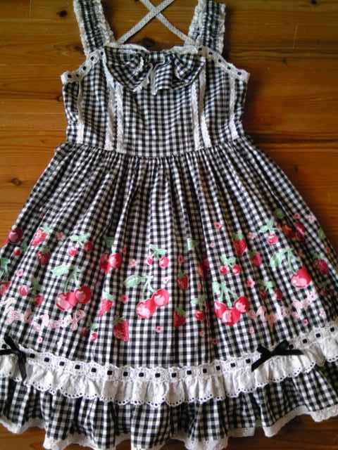 Cherry Print JSK by Angelic Pretty