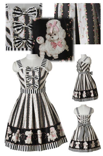 Replica Poodle Pattern JSK (g674-g676) by Bodyline