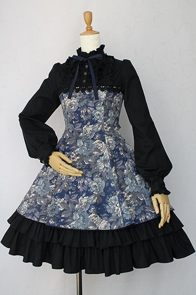 Victorian maidenアンティークローズ パフスリーブワンピース Antique Rose Doll OP (2016) by Victorian Maiden