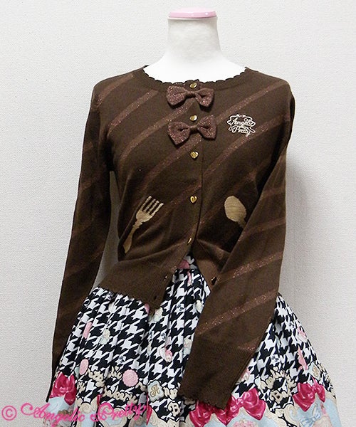 Angelic Pretty - カトラリー　ニットカーディガン Cutlery Knit Cardigan by Angelic Pretty