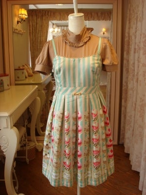 Patisserie Print Sleeveless OP by Emily Temple Cute