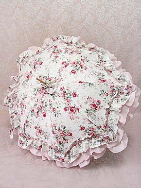 ヴィクトリアンメイデン　日傘　ロココ Rococo Bouquet Frill Parasol by Victorian Maiden