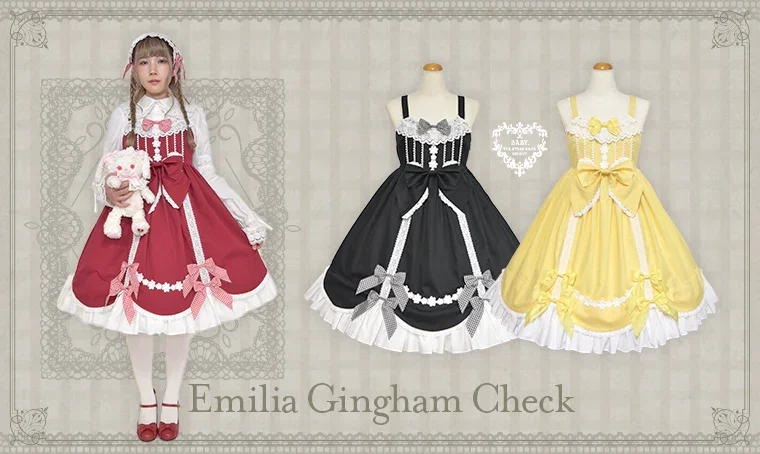 Emilia Gingham JSK (2023) by Baby, the Stars Shine Bright