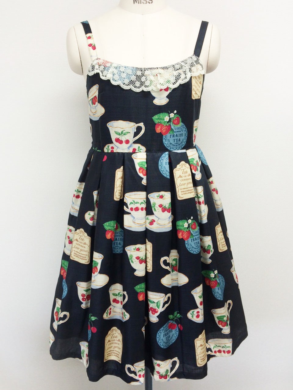 Fruits Tea Time Print Camisole OP by Leur Getter