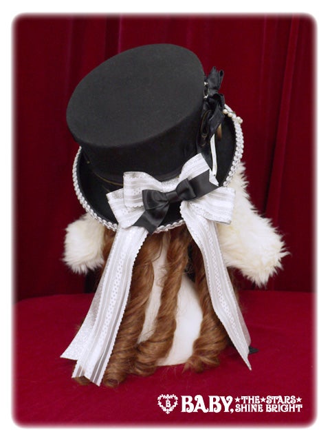 White Rabbit Lop Ear Silk Hat by Alice and the Pirates
