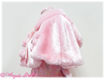 Fancy Bunny Fur Cape With Collar by Angelic Pretty