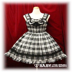 Tartan Check Shirring Princess JSK II by Baby, the Stars Shine Bright