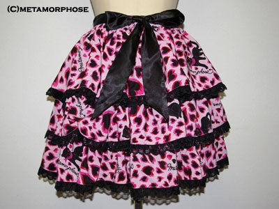 Heart Leopard Skirt by Metamorphose Temps de Fille