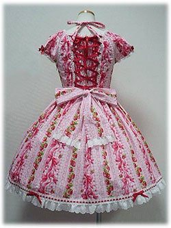Sweet Ribbon Strawberry OP by Angelic Pretty