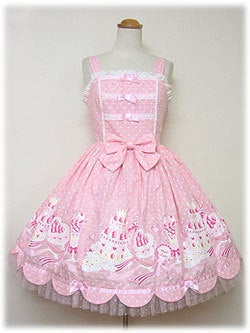 Angelic Pretty　パステルアラモードジャンパースカート Pastel a la Mode JSK by Angelic Pretty
