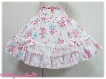 Eternal Rose Bouquet スカート Eternal Rose Bouquet Skirt by Angelic Pretty