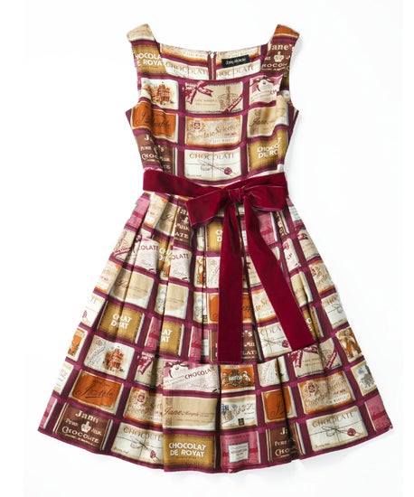 British Chocolate Bar Square JSK by Jane Marple
