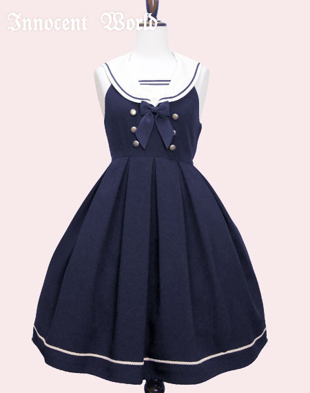 Innocent World セーラー襟 ジャケット ネイビー Innocent World セーラー襟 ジャケット ネイビー Innocent World