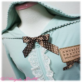 Sweet Cream Ginger Bear Parka by Angelic Pretty