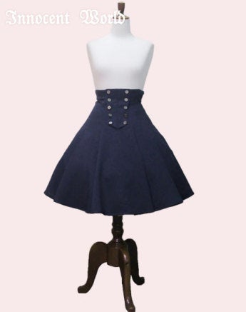 Napoleon Double Breasted Skirt by Innocent World