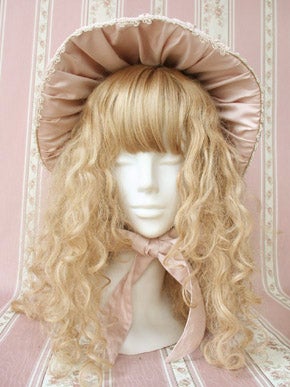 Elegant Gathers Doll Hat by Victorian Maiden