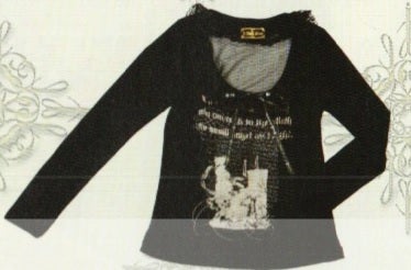 Blood ~ Silhouette Print Cutsew by h.NAOTO
