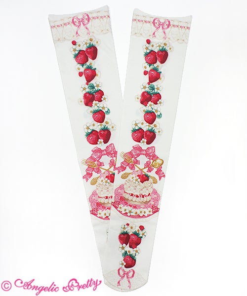Angelic Pretty strawberry whip シロ Strawberry Whip OTKs (2016 2nd Release) by Angelic Pretty