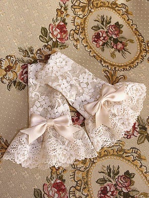Midi Lace Cuffs With Ribbon (2011) by Mary Magdalene