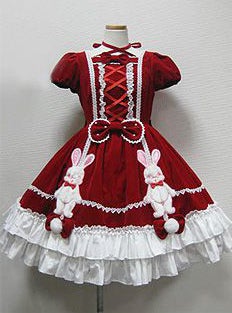 【タグ付き新品未使用】Angelic Pretty初版なかよしバニーオーバーニー Nakayoshi Bunny OP by Angelic Pretty
