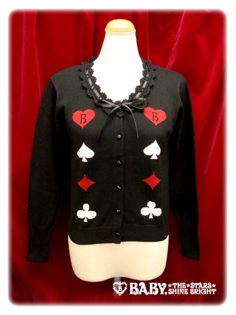 Card Pattern Cardigan by Baby, the Stars Shine Bright