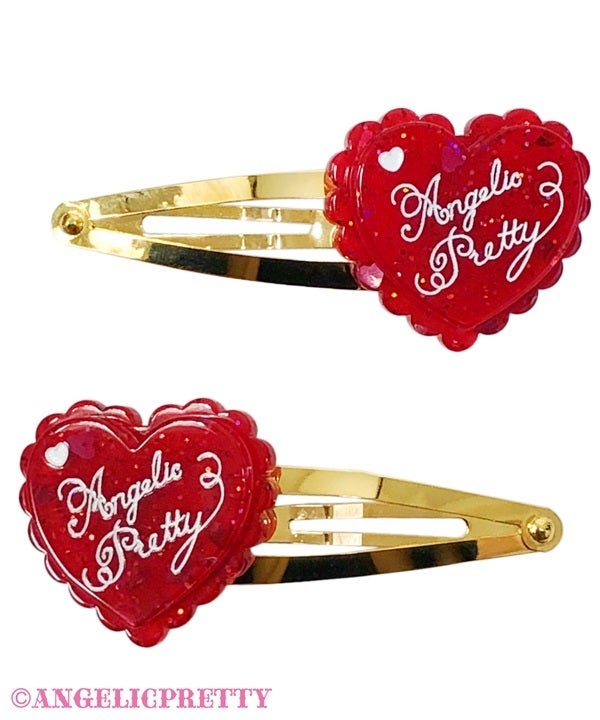 Dream Heart Hairpin Set by Angelic Pretty