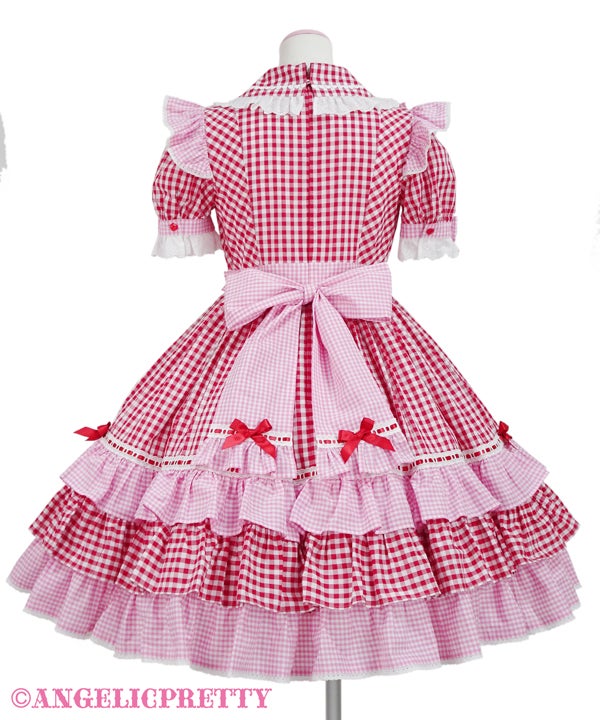 Gingham Sherbet OP (2022) by Angelic Pretty