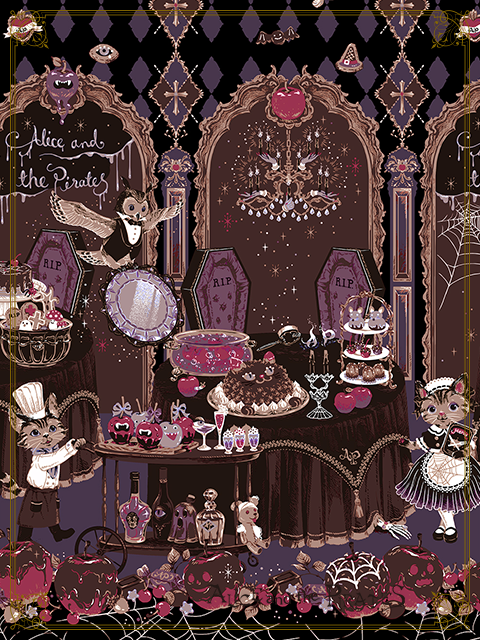 Mrs. Halloween Apple's Strange Banquet JSK II by Alice and the Pirates
