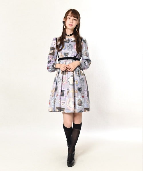 【極美品】 MILK WALL DECO dress モノトーン フリーサイズ WALL DECO Dress OP by MILK