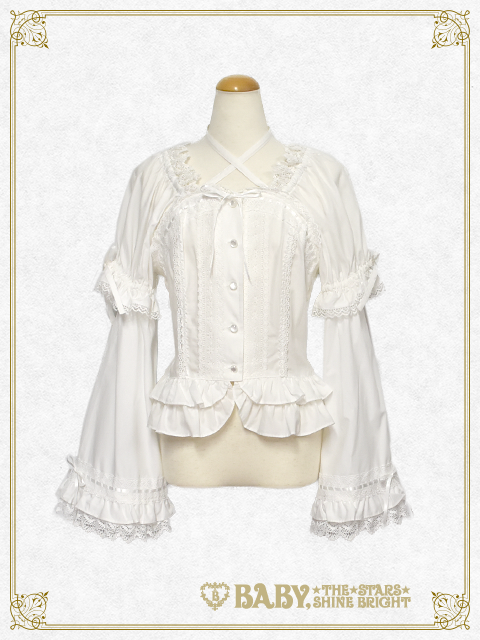 Princess Sleeve Back Shirring Blouse (2021) by Baby, the Stars