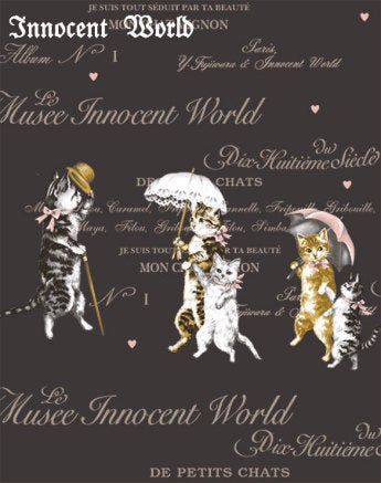 Antique Cat A Line JSK by Innocent World