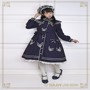 Marissa Sailor Collar Coat OP 紺色 Marissa Sailor Collar Coat OP by Baby, the Stars Shine Bright