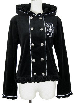 Velour Double-Breasted Parka by Putumayo