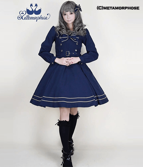 Long Sleeve Sailor OP (2016) by Metamorphose Temps de Fille