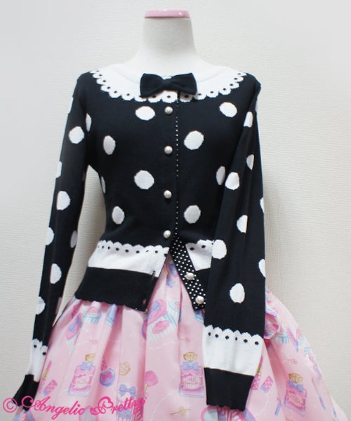 Sweet Dot Knit Cardigan by Angelic Pretty