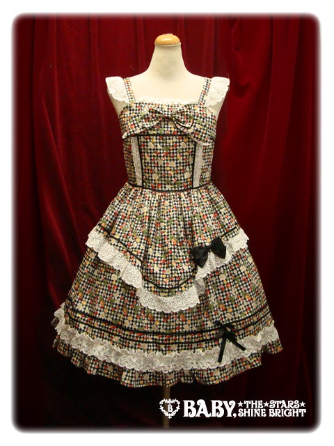 Sweet Cherry and Berry JSK and Head Bow Set by Baby, the Stars