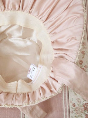 Elegant Gathers Doll Hat by Victorian Maiden