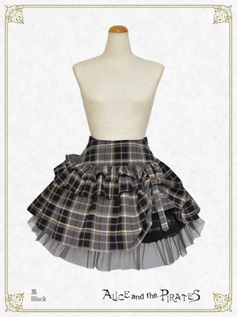 Tartan Check Hipbone Mini Skirt by Alice and the Pirates