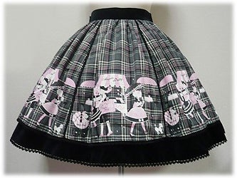 Candy-chan on a Walk (Osanpo Candy-chan) Skirt by Angelic Pretty