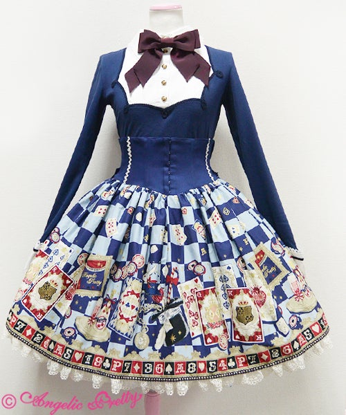 Magical Night Theater Skirt by Angelic Pretty