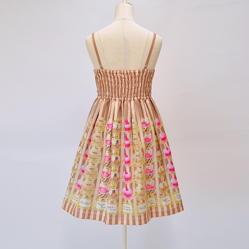 Emily Temple cute パティスリープリントワンピース Patisserie Print Sleeveless OP by Emily Temple Cute