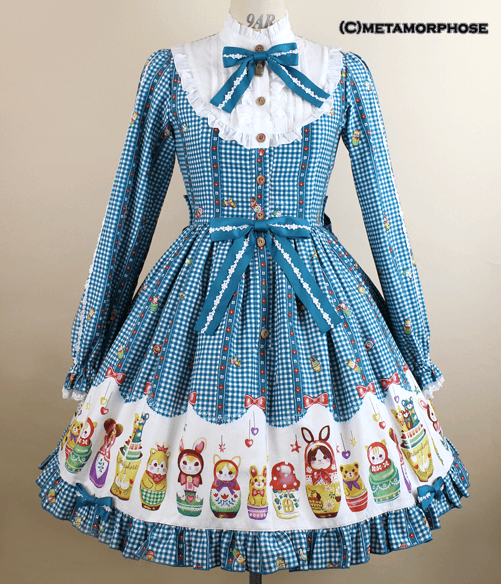 Matryoshka Doll Long Sleeve OP by Metamorphose Temps de Fille